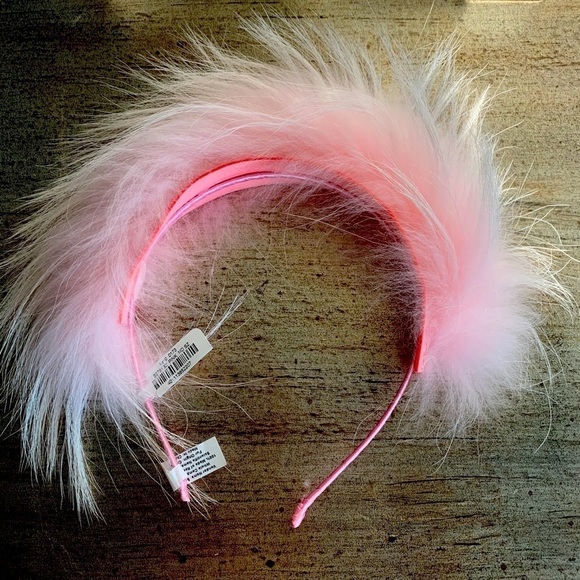 Bari Lynn Girl's Allover Fox Fur Headband - Picture 1 of 7